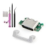 for Nintendo 3DS Charging Port Upgrade from Micro-USB to USB Type-C Connector Dock for Nintendo 3DS USB-C Power Socket Connector Mod Replacement Jack Port Console Accessories (with Repair Tools)
