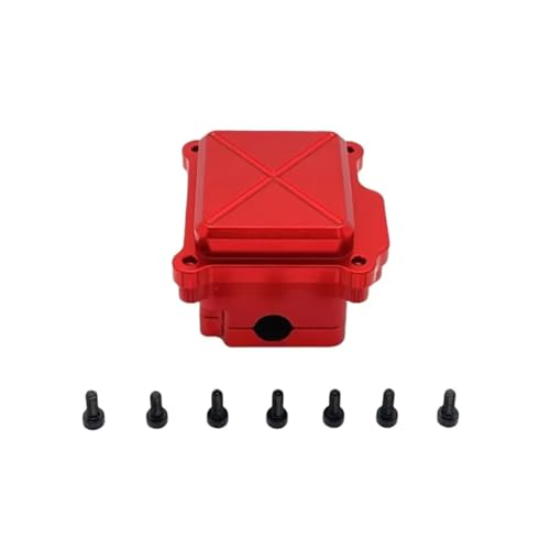 Accessoire MJX 14210 14209 avec boîtier récepteur métal anodisé rouge