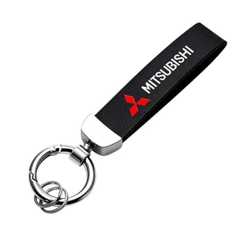 dsetryj Auto Schlüssel für Mitsubishi Pajero Outlander XL Montero Lancer Triton l200 Galant ASX Anhänger Geschenk Schlüsselanhänger Auto Schlüsselanhänger Zubehör A