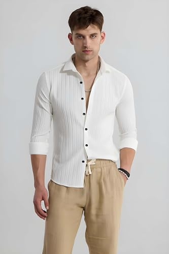 Image of Lonexo Popcorn Cotton Shirts for Men || Casual Shirt for Men || Men Stylish Full Sleeve Shirt || Men Fancy Shirt || Men Full Sleeve Shirt || Plain Shirts for Men
