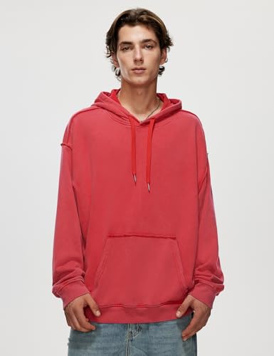 Iwing Mens Women Hoodies Sweatshirts Oversized Acid Wash Hoodie Lightweight Cotton Sweatshirt Vintage Baggy Washed Tops2