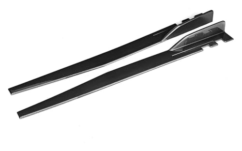 用 レクサス 用 IS200T IS250 IS350 ES300h ES330 ES350 車用サイドスカート ウィングレットエクステンション スプリッター ロッカーパネル リップ ステップ スポイラーサイドスカート(Glossy Black)