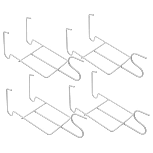 RORPOIR 4pcs Multi-use Coffee Cup Rack Elegant Draining Holder for Mugs Plates and Bottles Sturdy Design for Kitchen Organization and Display