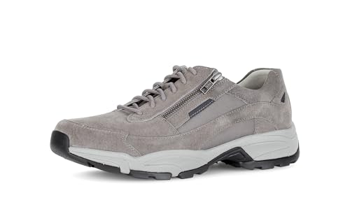Pius Gabor Herren Sneaker Low, Männer Halbschuhe,Wechselfußbett,Sportschuhe,Freizeitschuhe,Turnschuhe,Laufschuhe,schnürer,Stone,43 EU / 9 UK