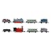 Toddmomy 2 PZ Retro Steam Train Tren Toy Simulation Treno a vapore Trondato Torna indietro Giocattolo Inerdia Giocattolo del treno