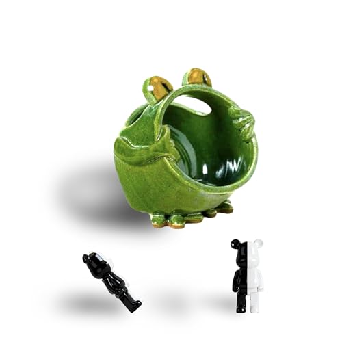 LIYFCHYU Frog Phone Speaker with Bear Figurine