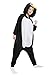 CANASOUR Kids Penguin Onesie Christmas Halloween Costumes Anime Cosplay Animal One Piece Pajamas 6 Years Girls (6(105#), Penguin Black)