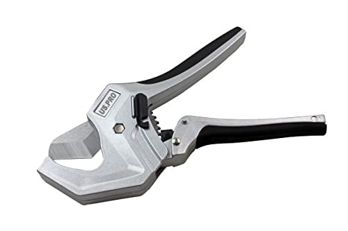 US PRO Tools PVC Pipe Cutter - Metal Body & Stainless Steel Blade PVC, PPR, PE, PEX 9062
