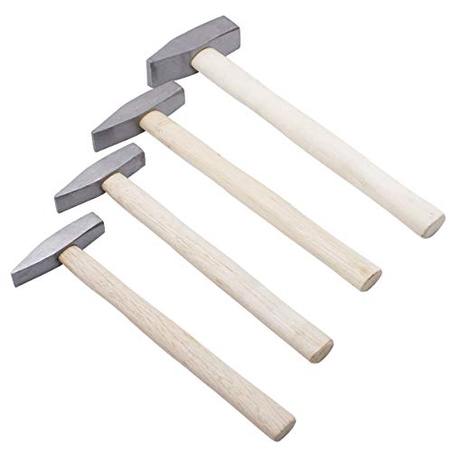 Convy GJ-0140 Engineers Machinist Hammer with Wooden Handle 300G - Thumbnail 4