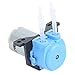 Multi Functional Mini Right Angle Peristaltic Dosing Pump 12V DC Engineering Plastic Black for Fine Chemical Industry (Blue)