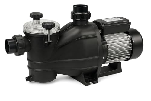 Hidro Water - Bomba de filtración para piscina MCB+ 1 CV | Autoaspirante, silenciosa y de bajo consumo | Compatible con cloración salina | Piscinas de hasta 100 m³