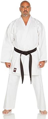 Ronin Karate Gi - Lightweight Student Karate Uniform - Professional Quality Made Kimono - Advanced 100% Cotton Martial Arts Kit Style Karate Training for Adults & Kids.