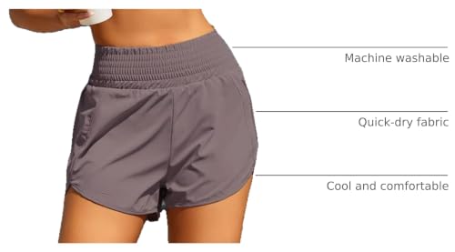 Image of BMJL 2.5 inch Athletic Shorts for Women Comfy High Waisted Short with Pocket