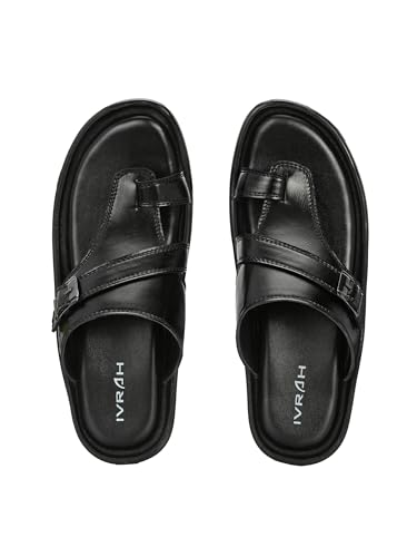 Image of IVRAH Synthetic Leather Sandal Lightweight and Comfortable Footwear for Men