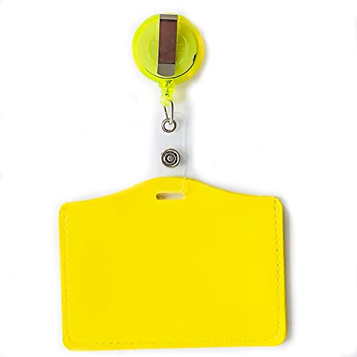 10 Stuks ID-badgehouder, ID-badgehouder Sleutelkaarten, Kleurrijke ID-badgehouder van PU-leer, voor Zakelijke… - Image 4