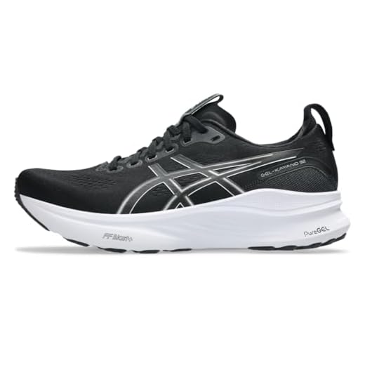 ASICS Tênis de corrida masculino Gel-Kayano 32, Preto/branco, 44