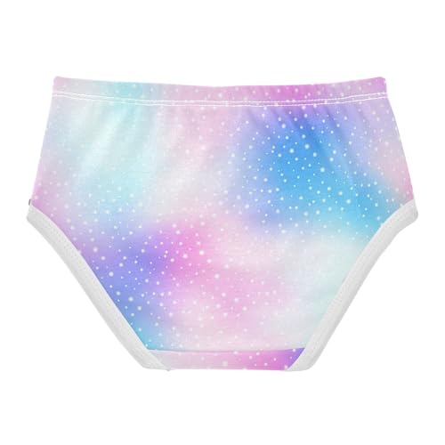 Toddler Girls Underwear 2t Cotton Panties for Girl Animal Briefs Kids Undies Soft Pastel Gradient Blue2