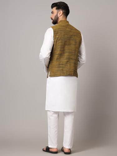 Image of LATEST CHIKAN Men's Nehru Jacket /Waistcoat Sophisticated Ethnic Wear