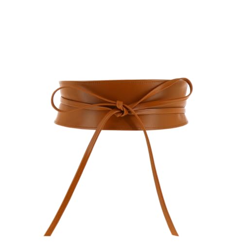 Image of FASHIONGEN - Woman Italian leather Obi belt, CASSIANE