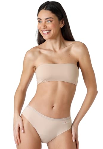 Lovable Slip da Ciclo Mestruale Flusso Medio | Mutande Invisibili in Microfibra, Lavabili, Riutilizzabili e Anti-Perdite | Period Panties Donna, Cipria, XS
