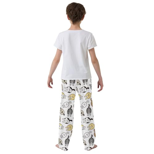 Funny Cats Kitten Butts Boys Pants for Kids Jogger Pants with Pockets S-XL3