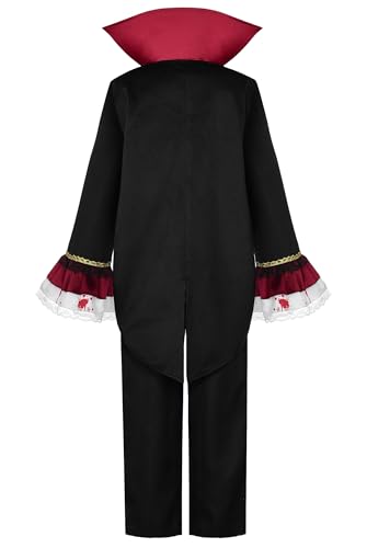 Disfraz Vampiro Medieval Deluxe para Niños con Bufanda miniatura 2