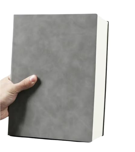 A4 厚手のノート横線メモ帳 400 ページ罫線日常生活記録描画ビジネス事務用品スケッチブック 紙質 おしゃれ かわいい アート 絵画 デッサン 持ち運び 厚手のスケッチブック (B5(320ページ),グレー)