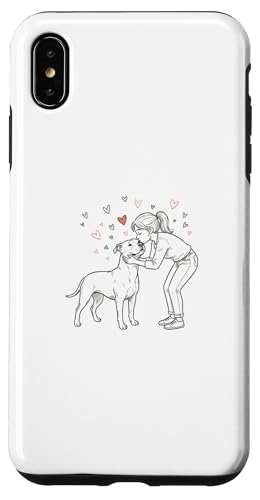 Cute Pittie Love Girl Dog Rescue Adoption Cute Dog Lover �X�}�z�P�[�X iPhone XS Max �p