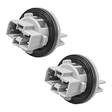 SYudwen 2pcs 7440 Front Turn Signal Light Bulb Holder, Turn Signal Blinker Light Adapter Socket Compatible with 2016-2019 Civic, 2011-2017 Odyssey, 2007-2013 MDX, 2005-2006 RSX etc