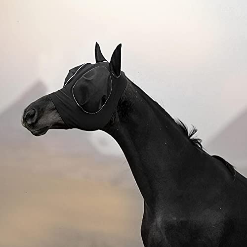 Máscara de mosca de cavalo – Máscara elástica de mosca de cavalo | Máscara respirável para moscas de