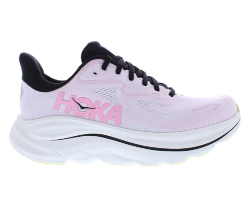 Image of HOKA Clifton 10 Womens Shoes Size 9, Color: Carnation /Starlight Glow