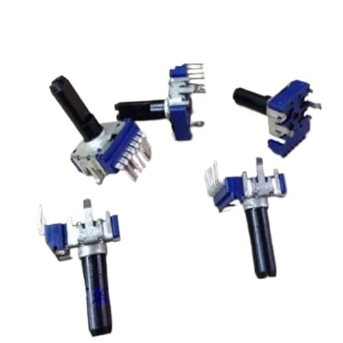 Potentiomètre double RK14 B20K 7 broches de 18 mm pour réparer votre amplificateur audio de salon
