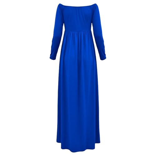 Robe de soirée maternité fluide et élégante pour les fêtes