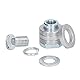 Fafeicy Adapter für Variable Schlitznutmaschinen, Winkelschleifer-Adapter-Kit, Umwandlungskopfadapter für Stoßmaschinen für Variables Schlitzen, Winkelschleifer (M14)