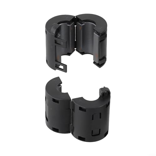 Anillos de clip de núcleo de ferrita para supresión de cables con cierre a presión para teclado de mouse USB y cableado de auriculares (ui1000)