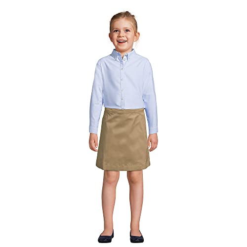 Lands' End School Uniform Girls Long Sleeve Oxford Dress Shirt3