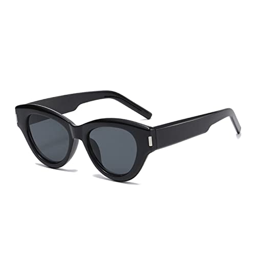 QXAGYUMB Popular Fashion Women's Luxury Sunglasses Retro Teal UV400 Men(Black grey)