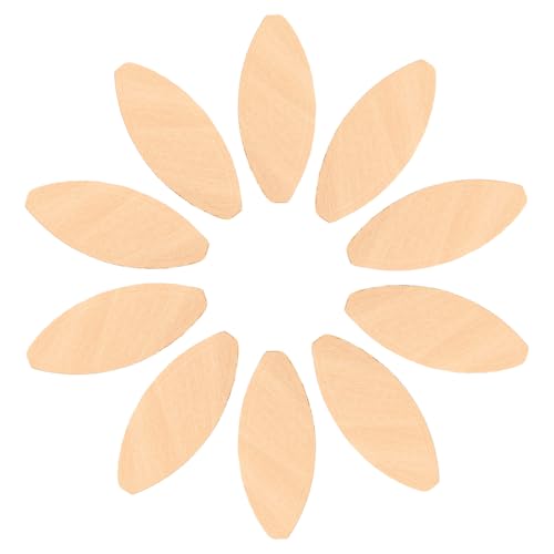 Sewroro - Sewroro Lot de 100 Lamelles d'Assemblage en Hêtre pour Travail du Bois Biscuits de Menuisier Robustes Accessoires pour Fraiseuse à Lamelles Kit d'Assemblage Précis pour Meubles et