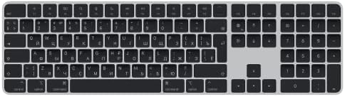 Apple Magic Keyboard with Touch ID and Numeric Keypad (for Mac computers silicon) - British English - Silver