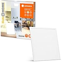 LEDVANCE SUN@HOME lámpara de techo de panel LED inteligente, 3250lm, 2200-5000K, 60cm x 60cm, lámpara de luz diurna Planon Plus con wifi, luz de pared y techo controlable con Alexa, Google, app