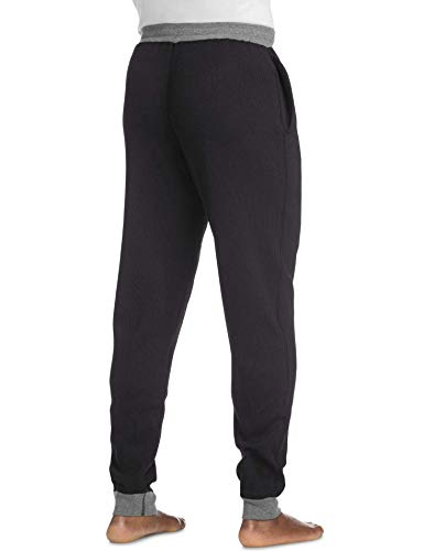 Hanes Men's Big And Tall Knit Jogger Pants, 5X, Black #TOP1
