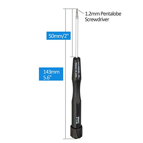 Hqmaster Pentalobe Screwdriver For Apple Macbook Air & Macbook Pro With Retina Display Macs Notebook Laptop Back Case Bottom Cover Star Screws Computer Repairing Opening Tool #TOP3