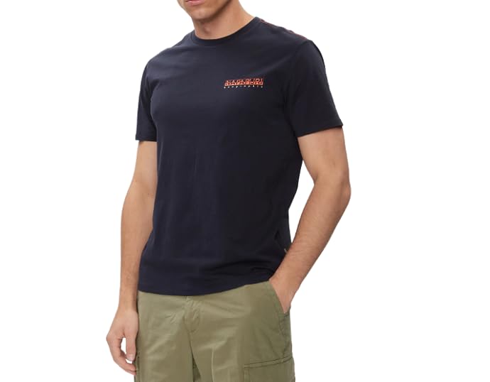NAPAPIJRI NP0A4HQN0021 S Gras męski t-shirt bawełniany biały