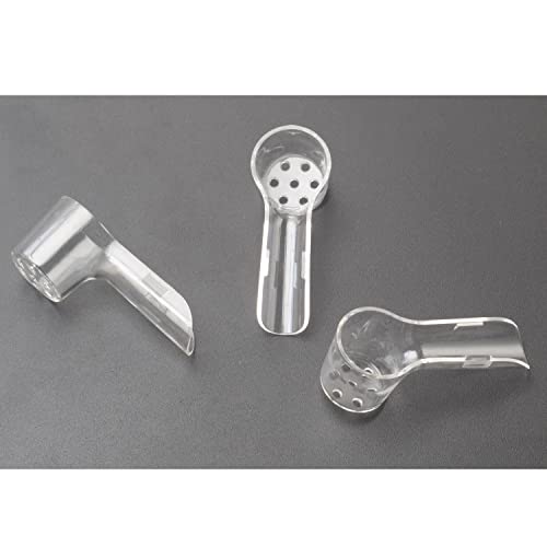 QICAITU 電動歯ブラシカバー 8個 オーラルB回転交換用ヘッド対応 歯ブラシキャップ 旅行に便利 ほこりを寄せ付けない歯ブラシアクセサリー (8個/ホワイト)