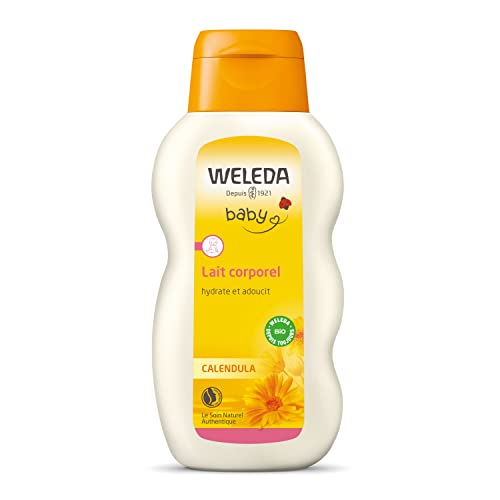WELEDA - Lait Corporel Weleda Baby - Hydrate et Adoucit - Senteur Douce et Légère - Flacon de 200 ml
