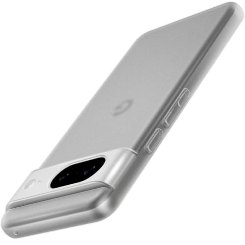 Image of X-level for Google Pixel 8 Case, Extra Slim 0.3 mm Thin Translucent Matte Finish Soft Phone Cover, Anti-Scratch Shockproof Case for Google Pixel 8, Translucent White