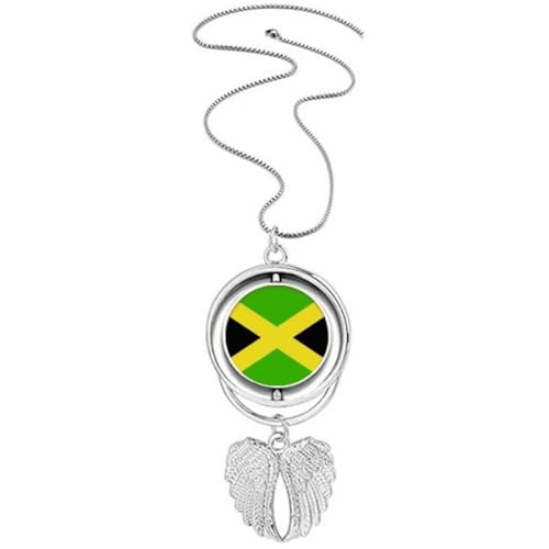 Collier Jamaïque Amecountry pendentif ailes d'ange pour festival