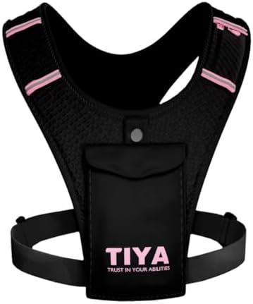 TIYA Support de téléphone pour gilet de course | Étanche | Pochet...
