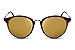 Produktbild Cheapass Rund-e Sonnenbrille Braun Gold Verspigelt-e Linsen UV-400 Lichtschutz Vintage Retro Metall-Rahmen Damen Herren