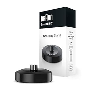 Braun Ladestation für Rasierer Herren, kompatibel mit Series 5, 6 & 7 Elektrorasierer (Modelle ab 2020), Aufladung und Aufbewahrung, Schwarz, 1 Stück (1er Pack)